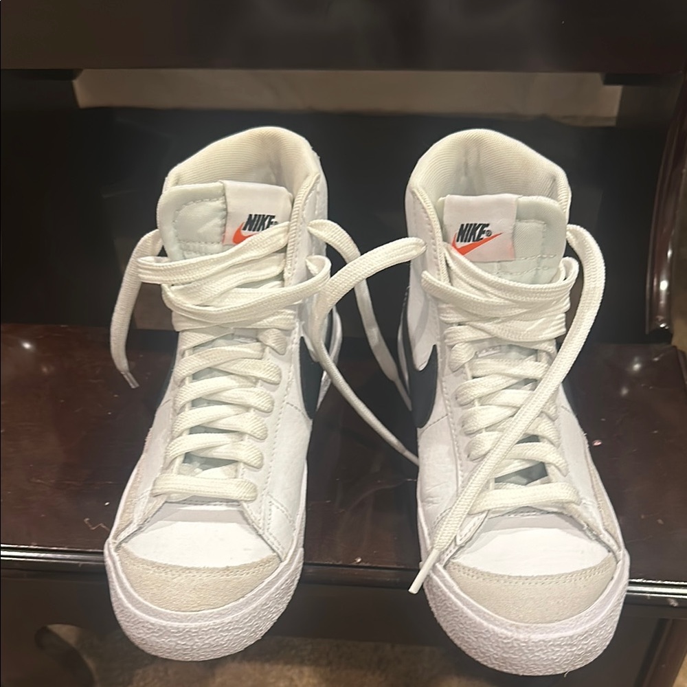 Nike White High-Top Sneakers